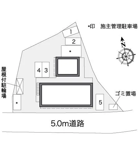 ★手数料０円★日野市日野　月極駐車場（LP）